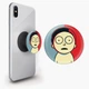 Попсокет (Popsockets) держатель для смартфона Рик Санчез Рик и Морты (Rick Sanchez Rick and Morty) (8754-2931-BK) Черный - изображение 1