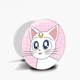Попсокет (Popsockets) тримач для смартфона Місяць Кішки Сейлор Мун (anime Sailor Moon Cats) (8754-2919-WT) Білий - зображення 5