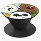 Попсокет (Popsockets) держатель для смартфона Вся правда о медведях (We Bare Bears) (8754-2669-BK) Черный - изображение 3