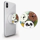 Попсокет (Popsockets) держатель для смартфона Вся правда о медведях (We Bare Bears) (8754-2669-WT) Белый - изображение 1