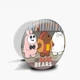 Попсокет (Popsockets) держатель для смартфона Вся правда о медведях (We Bare Bears) (8754-2905-WT) Белый - изображение 5