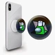 Попсокет (Popsockets) держатель для смартфона Аммонг Ас Зеленый (Among Us Green) (8754-2592-WT) Белый - изображение 1