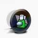 Попсокет (Popsockets) держатель для смартфона Аммонг Ас Зеленый (Among Us Green) (8754-2592-WT) Белый - изображение 5
