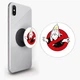 Попсокет (Popsockets) тримач для смартфона Мисливці за привидами (8754-2079-BK) Чорний - зображення 1