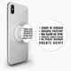 Попсокет (Popsockets) держатель для смартфона ИСТИНА (8754-2055-WT) Белый - изображение 1