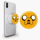 Попсокет (Popsockets) держатель для смартфона Джейк Время Приключен (8754-2046-WT) Белый - изображение 1