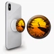 Попсокет (Popsockets) держатель для смартфона Король Лев (8754-2012-WT) Белый - изображение 1