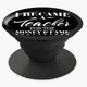 Попсокет (Popsockets) держатель для смартфона Учитель (8754-2069-BK) Черный - изображение 3