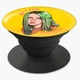 Попсокет (Popsockets) держатель для смартфона Билли Айлыш (Billie Eilish) (8754-1599-BK) Черный - изображение 6