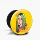 Попсокет (Popsockets) держатель для смартфона Билли Айлыш (Billie Eilish) (8754-1599-BK) Черный - изображение 9