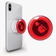 Попсокет (Popsockets) держатель для смартфона Маска(Mask) (8754-1975-WT) Белый - изображение 2