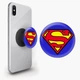 Попсокет (Popsockets) держатель для смартфона Супермэн ДС (Superman DC) (8754-1443-BK) Черный - изображение 1