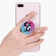 Попсокет (Popsockets) держатель для смартфона Тик Ток (Tik Tok Girl) (8754-1647-BK) Черный - изображение 12