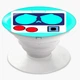 Попсокет (Popsockets) держатель для смартфона Маска(Mask) (8754-1979-WT) Белый - изображение 5
