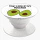 Попсокет (Popsockets) держатель для смартфона Авокадо (8754-1795-WT) Белый - изображение 5