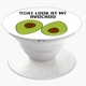 Попсокет (Popsockets) держатель для смартфона Авокадо (8754-1795-WT) Белый - изображение 6