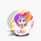 Попсокет (Popsockets) держатель для смартфона Лайки Единорог (Likee Unicorn) (8754-1593-WT) Белый - изображение 10
