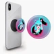 Попсокет (Popsockets) держатель для смартфона Тик Ток (Tik Tok Girl cat) (8754-1648-BK) Черный - изображение 2