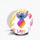 Попсокет (Popsockets) держатель для смартфона Стич Лайки (Stitch Likee) (8754-1596-WT) Белый - изображение 9