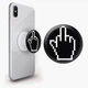 Попсокет (Popsockets) держатель для смартфона рука (8754-1399-WT) Белый - изображение 1
