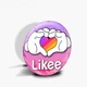 Попсокет (Popsockets) тримач для смартфона Likee (8754-1711-WT) Білий - зображення 9