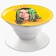 Попсокет (Popsockets) держатель для смартфона Билли Айлыш (Billie Eilish) (8754-1599-WT) Белый - изображение 6
