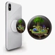 Попсокет (Popsockets) держатель для смартфона Майнкрафт (Minecraft) (8754-1177-WT) Белый - изображение 2