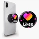 Попсокет (Popsockets) держатель для смартфона Лайк (Likee) (8754-1055-BK) Черный - изображение 2
