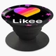 Попсокет (Popsockets) держатель для смартфона Лайк (Likee) (8754-1055-BK) Черный - изображение 6