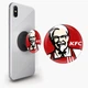 Попсокет (Popsockets) держатель для смартфона кфц (8754-1376-BK) Черный - изображение 2