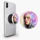 Попсокет (Popsockets) держатель для смартфона Билли Айлыш (Billie Eilish) (8754-1604-BK) Черный - изображение 2