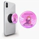 Попсокет (Popsockets) держатель для смартфона Принцесса бубльгум (Princess Bubblegum) (8754-1576-BK) Черный - изображение 2