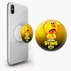 Попсокет (Popsockets) тримач для смартфона Леон Качка, Леон Курча Бравл Старс (Leon Sally Brawl Stars) (8754-1020-WT) Білий - зображення 2