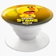 Попсокет (Popsockets) тримач для смартфона Леон Качка, Леон Курча Бравл Старс (Leon Sally Brawl Stars) (8754-1020-WT) Білий - зображення 6