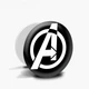 Попсокет (Popsockets) держатель для смартфона Знак Мстителей Марвел (Avengers Marvel Sign) (8754-1447-WT) Белый - изображение 9