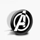 Попсокет (Popsockets) держатель для смартфона Знак Мстителей Марвел (Avengers Marvel Sign) (8754-1447-WT) Белый - изображение 10