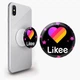 Попсокет (Popsockets) держатель для смартфона Лайк (Likee) (8754-1055-WT) Белый - изображение 1