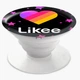 Попсокет (Popsockets) держатель для смартфона Лайк (Likee) (8754-1055-WT) Белый - изображение 6