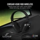 Original геймерские беспроводные наушники Corsair HS80 RGB Wireless Carbon CA-9011235-EU, Черные - изображение 7