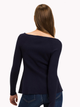 Sweter damski Tommy Hilfiger WW0WW21066 XS Granatowy (8719256896580) - obraz 2