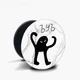 Попсокет (Popsockets) держатель для смартфона черный кот (8754-1331-BK) Черный - изображение 5