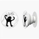 Попсокет (Popsockets) держатель для смартфона черный кот (8754-1331-WT) Белый - изображение 4