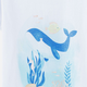 Komplet (t-shirt + spodenki) 5.10.15 Aqua Girl 3P4004 110 cm Biały/Niebieski (5902361959766) - obraz 3