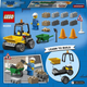 Zestaw klocków LEGO City Great Vehicles Pickup do robót drogowych, 58 elementów (60284) - obraz 14