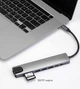 USB Хаб для макбука, телефона DP Type C 4k HDMI + PD + USB C + 2 USB 3.0/3.1 + DS/TF + RJ45 LAN - изображение 4