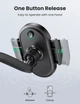Uchwyt samochodowy do telefonu Ugreen LP405 Waterfall-Shaped Suction Cup Phone Mount Black (UGR-20473) - obraz 6