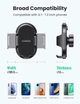 Uchwyt samochodowy do telefonu Ugreen LP405 Waterfall-Shaped Suction Cup Phone Mount Black (UGR-20473) - obraz 8