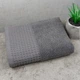 Комплект махровых полотенец Вафельный Бордюр 3шт GM Textile 40х70см, 50х90см, 70х140см 450г/м2 (Серый) - изображение 4