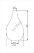 Груша боксерська Boyko Sport Sport Крапля №4ПВХ 80х475см - зображення 3