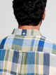 Сорочка GANT Linen Madras Reg 3013621 S Sunlight (7325705716265) - зображення 4